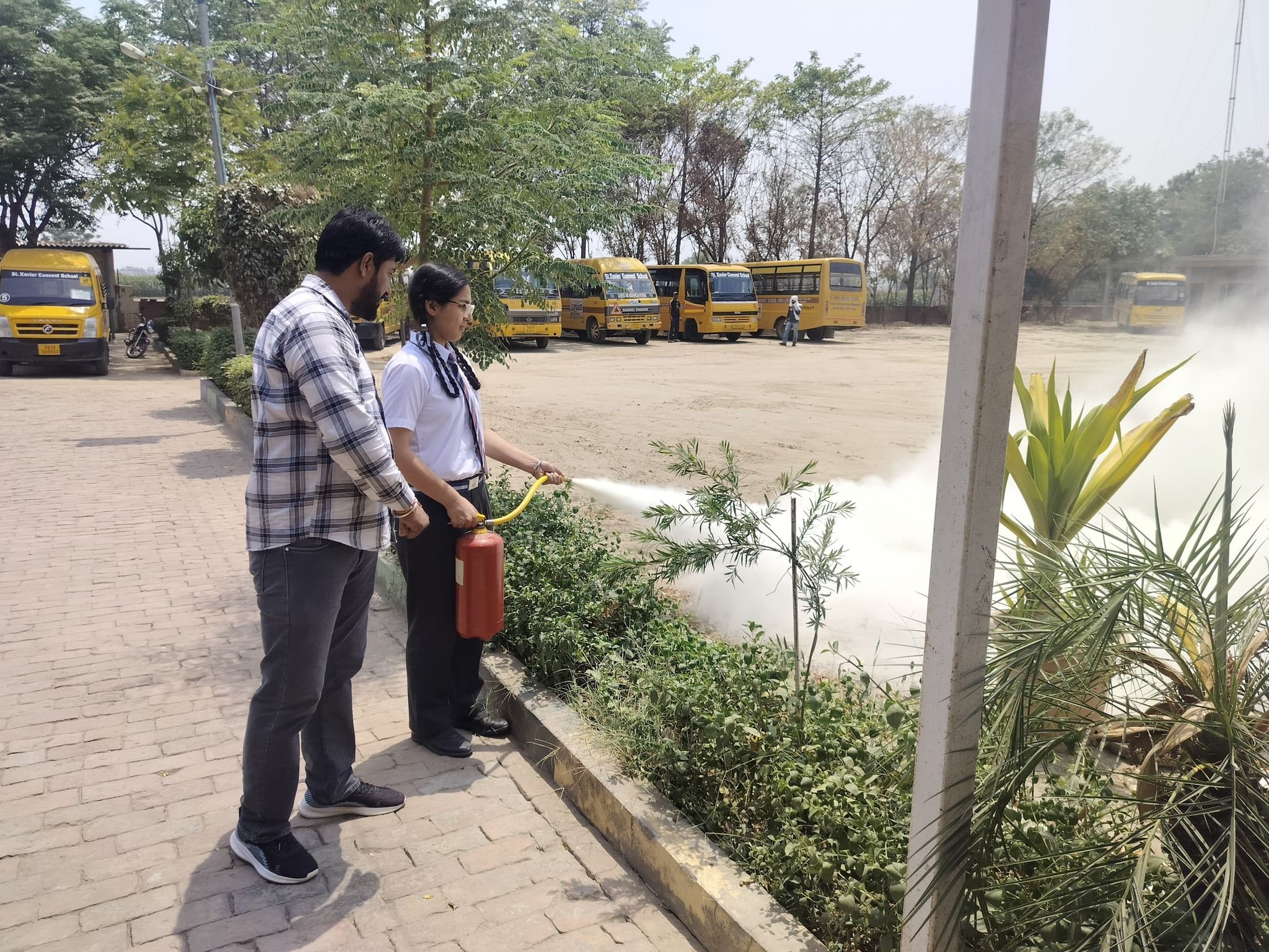 Mock fire and Evacuation drill